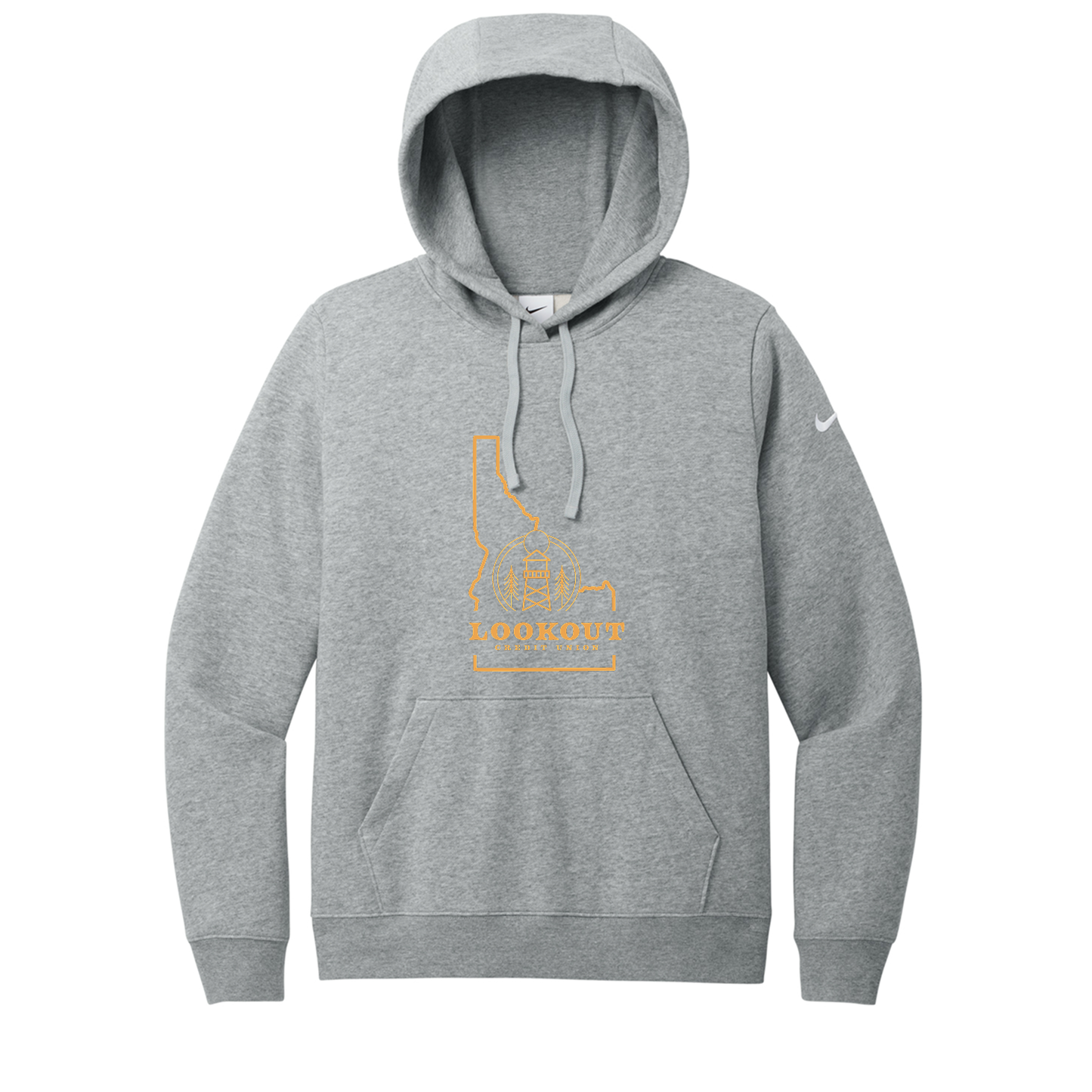 Nike Women's Club Fleece Sleeve Swoosh Pullover Hoodie