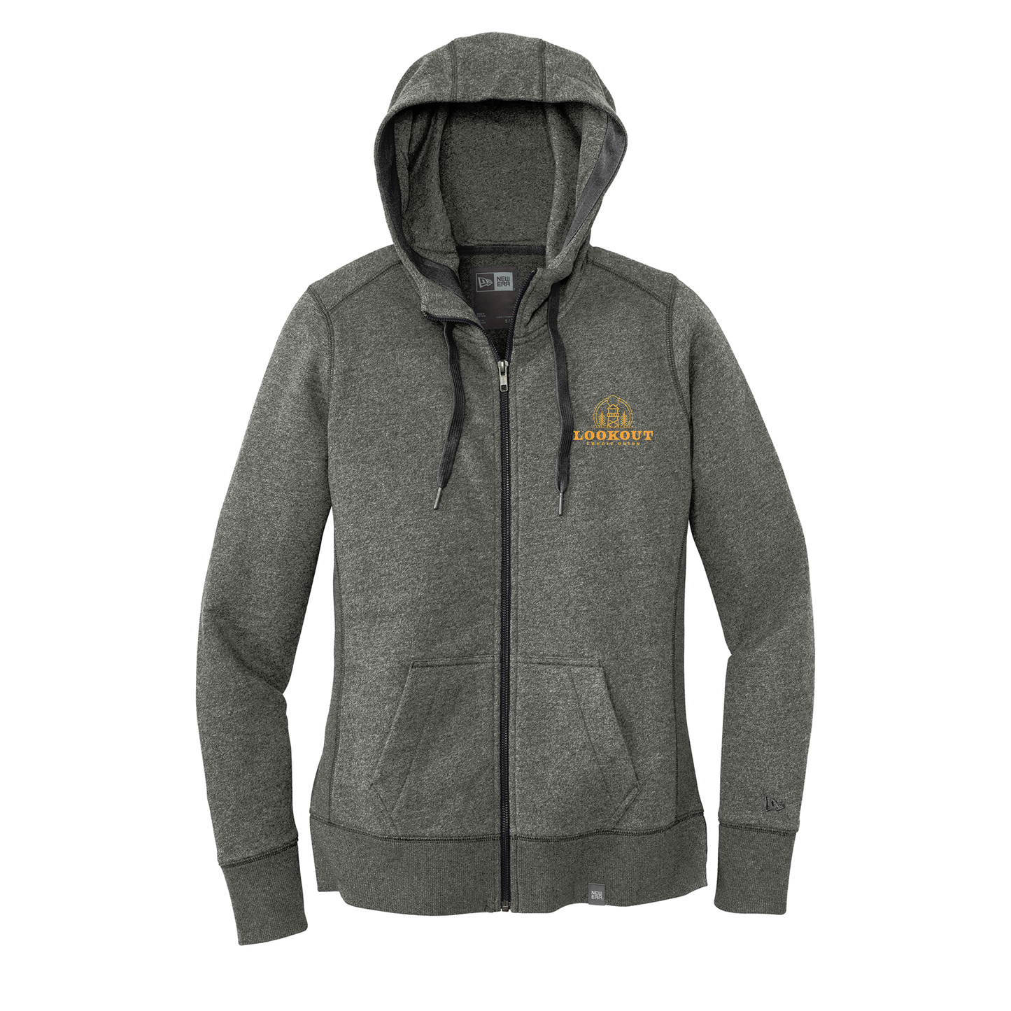 New Era® Women's French Terry Full-Zip Hoodie