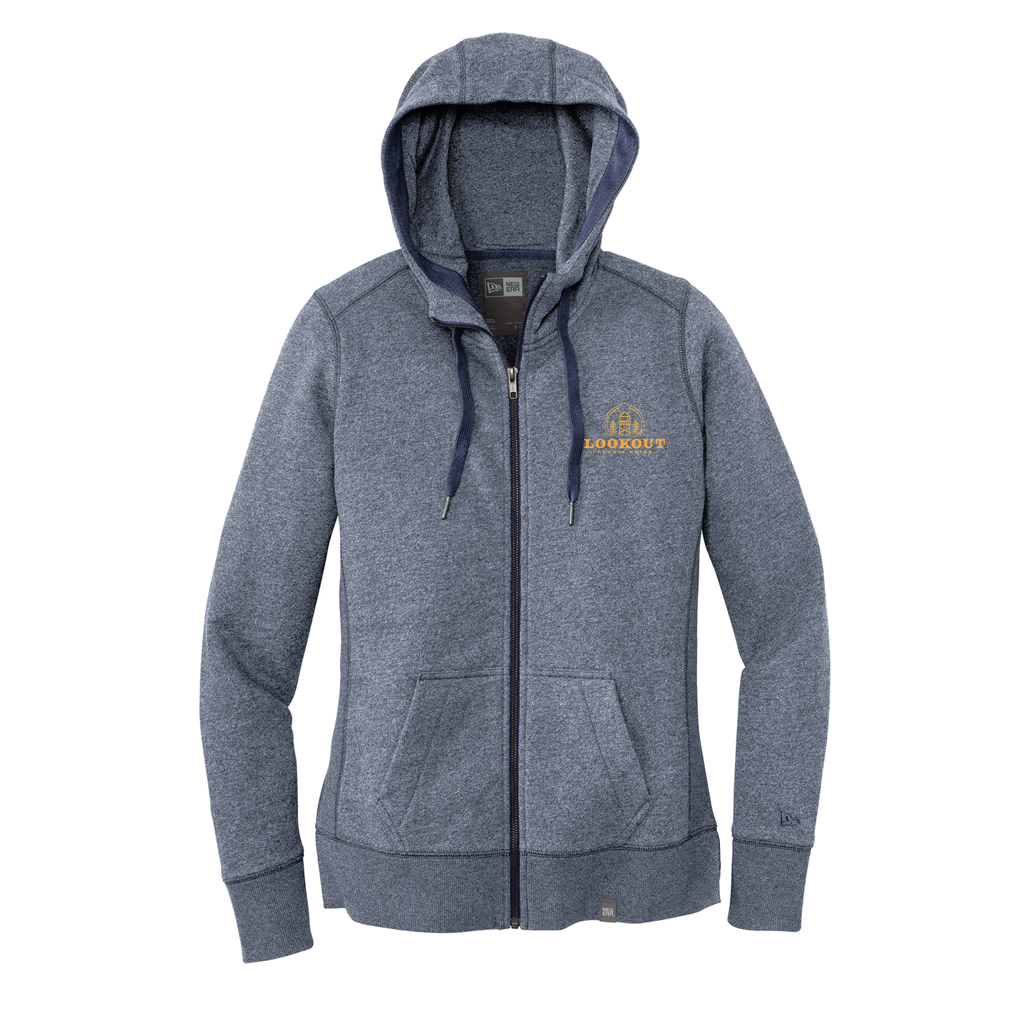 New Era® Women's French Terry Full-Zip Hoodie