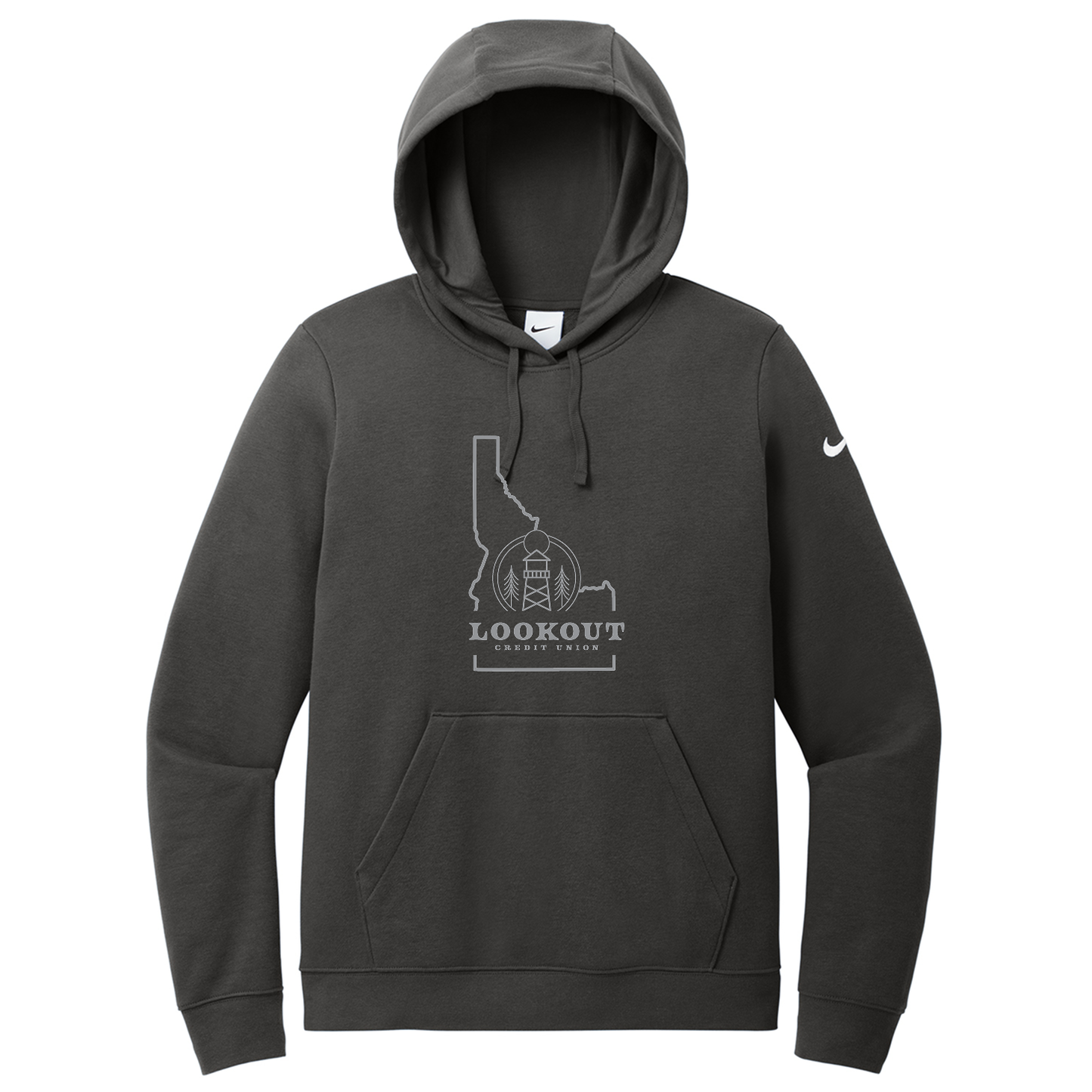 Nike Women's Club Fleece Sleeve Swoosh Pullover Hoodie