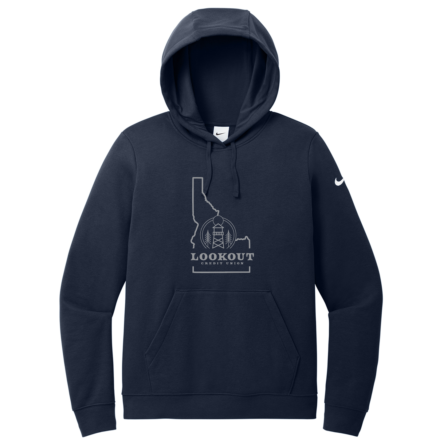 Nike Women's Club Fleece Sleeve Swoosh Pullover Hoodie